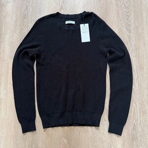 Kenneth Cole Sweater Collection Mens Small Crew Neck Long Sleeved Heathered Back